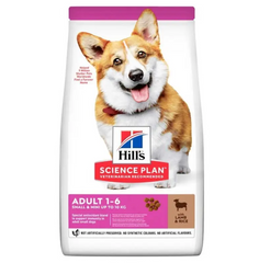 Hill's Science Plan Adult Small & Mini Lamb - Сухий корм для дорослих собак малих порід, з ягням і рисом, 1,5 кг